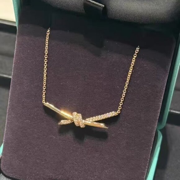 Tiffany & Co. Knot Pendant Necklace - Picture 4 of 6